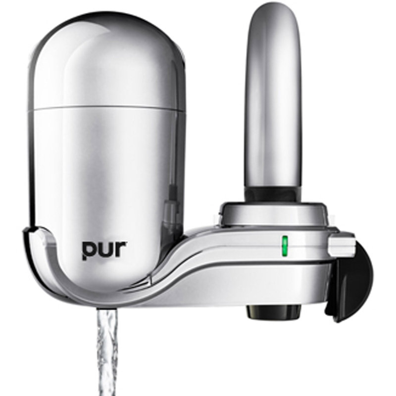 PUR Three Stage Vertical Faucet Mount Filter & Reviews Wayfair